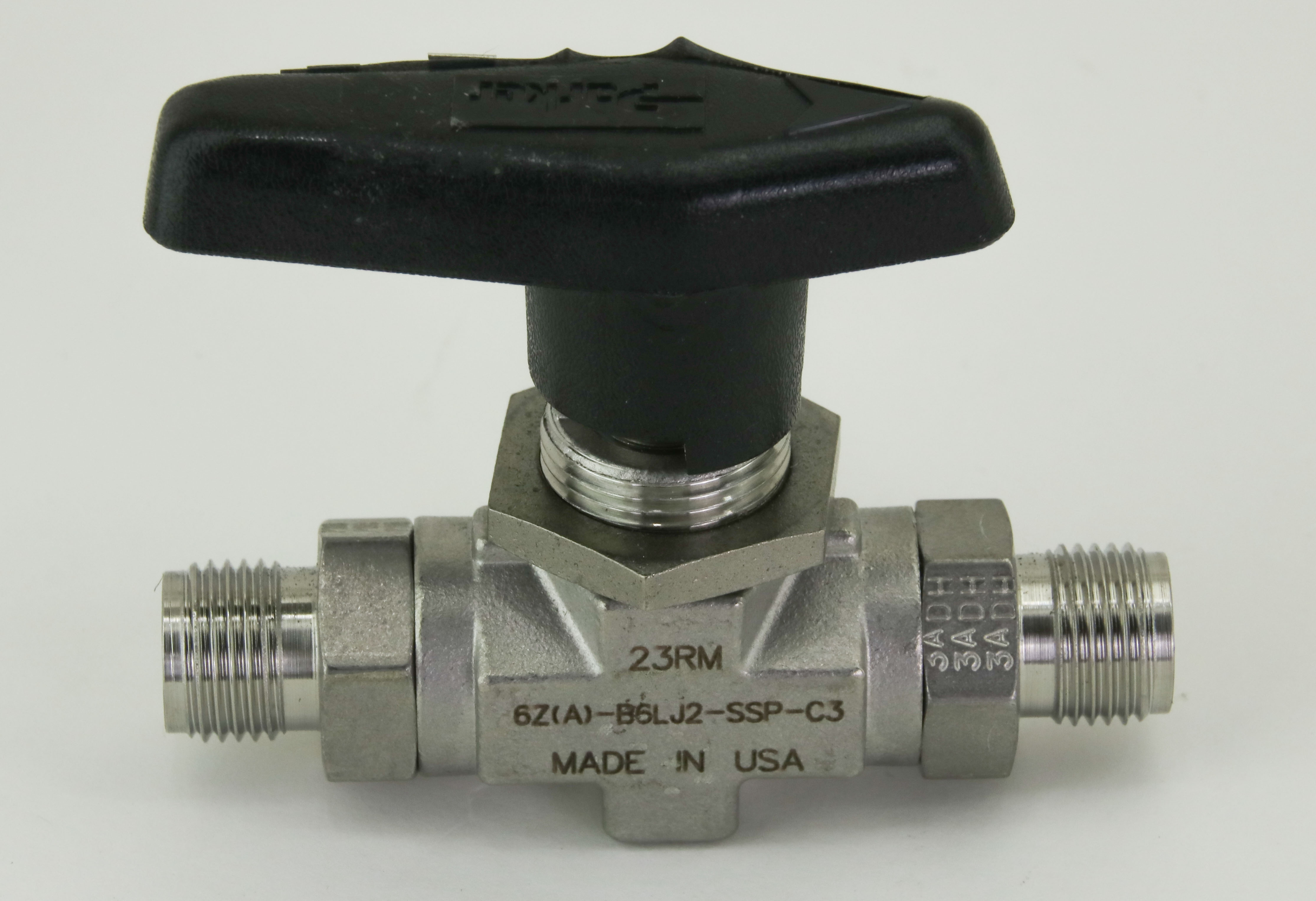 11588 PARKER TWO WAY B-SERIES BALL VALVE 6Z(A)-B6LJ2-SSP-C3 - J316Gallery